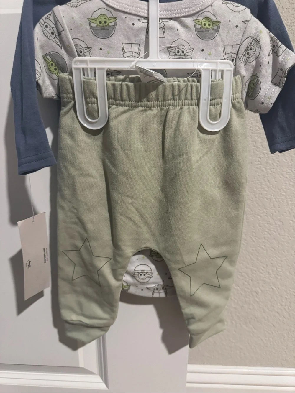 Star Wars Grogu Curious Child Long-Sleeve 3 -Piece Bodysuit